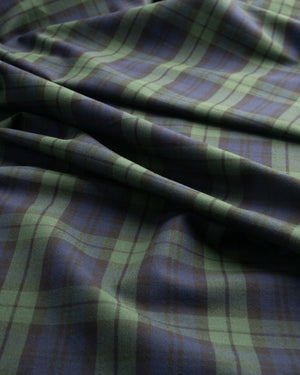 Jay - Blue and Green Checks Herringbone