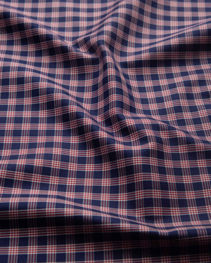Carl - Red and Blue Checks Twill