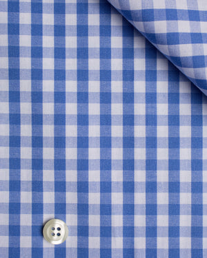 Roger - Blue Checks Poplin