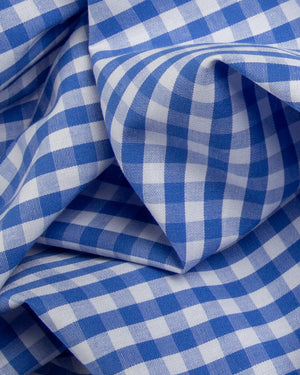 Roger - Blue Checks Poplin