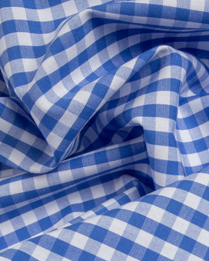 Roger - Blue Checks Poplin