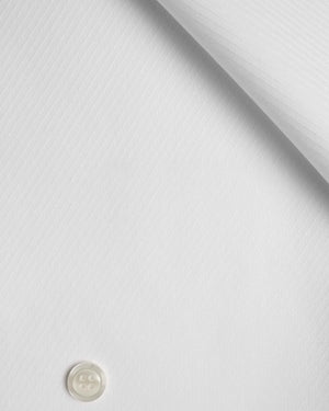 Stephen - White Stripe Poplin