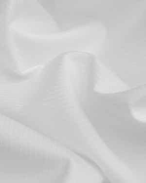Stephen - White Stripe Poplin