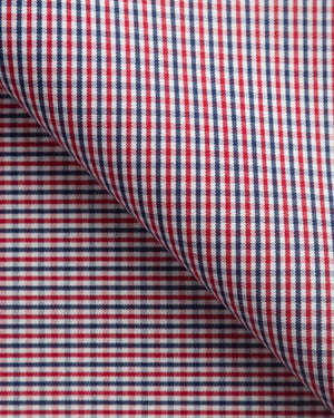 Frank - Red and Blue Check Poplin