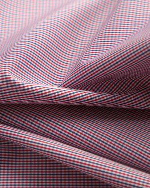 Frank - Red and Blue Check Poplin