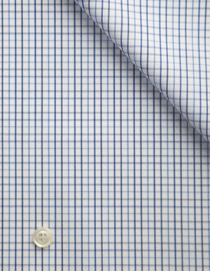 Frank - Blue Check Poplin