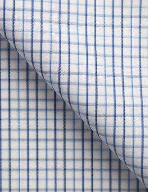 Frank - Blue Check Poplin
