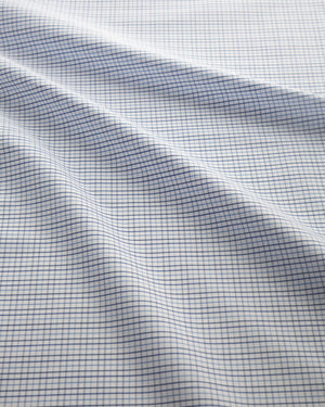 Frank - Blue Check Poplin