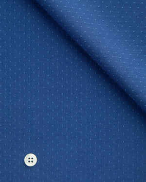 Leroy - Blue Pattern Twill