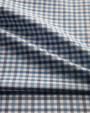 Forrest - Blue Thick Check Twill