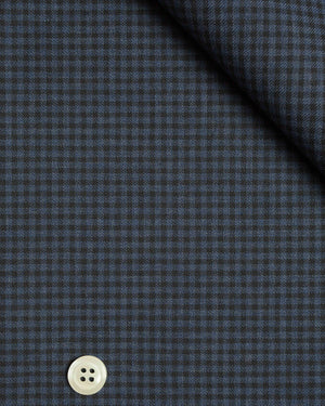 Gordon - Black and Blue Checks Flannel