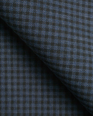 Gordon - Black and Blue Checks Flannel