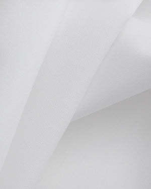 Leonard - White Poplin