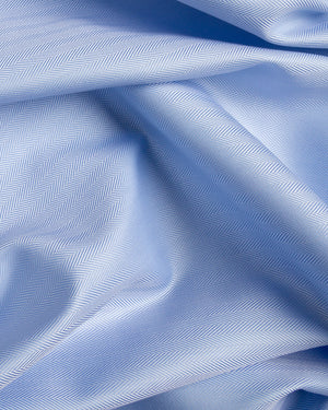 Lyle - Blue Herringbone