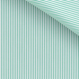 Archie - Green Stripe Poplin