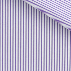 Archie - Purple Stripe Poplin