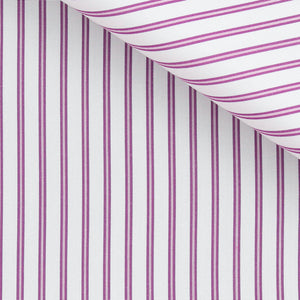 Hubert - Purple Stripe Poplin