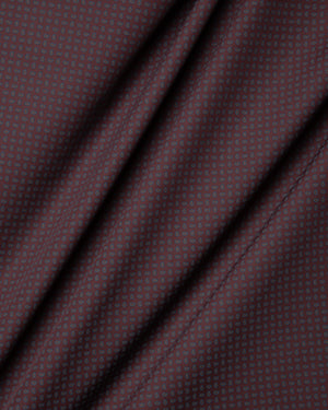 Aaron - Dark Red Pattern Poplin