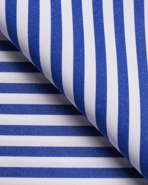 Michael - Blue Stripe Poplin