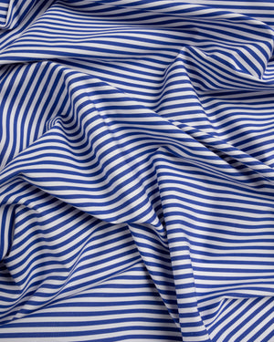 Michael - Blue Stripe Poplin