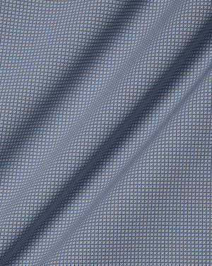 Clayton - Blue Pattern Poplin