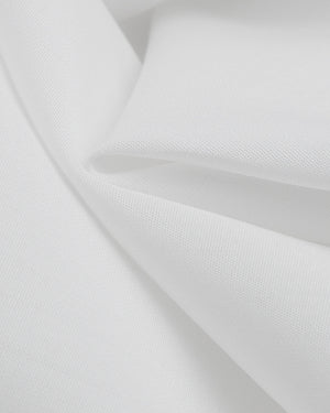 Isaac - White Poplin