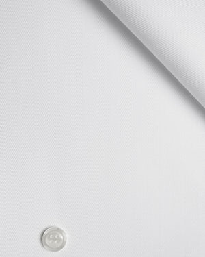Louis - White Herringbone