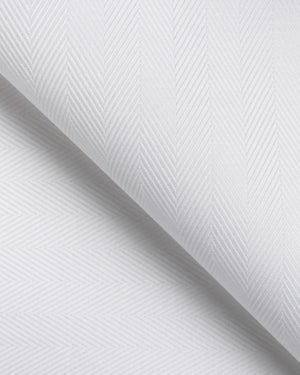Louis - White Herringbone