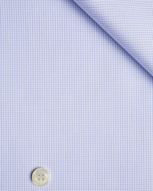 Kenneth - Thin Blue Checks Poplin