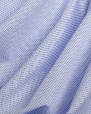 Kenneth - Thin Blue Checks Poplin