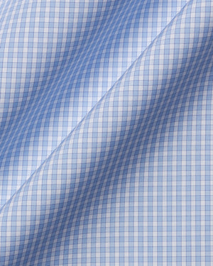 Kenneth - Blue Checks Poplin