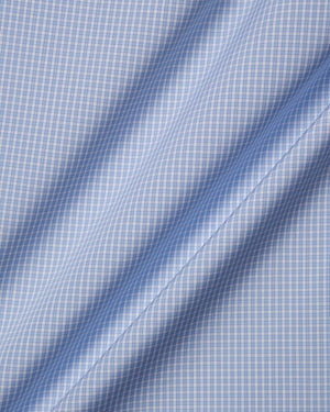 Kenneth - Blue Checks Poplin