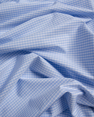 Kenneth - Blue Checks Poplin